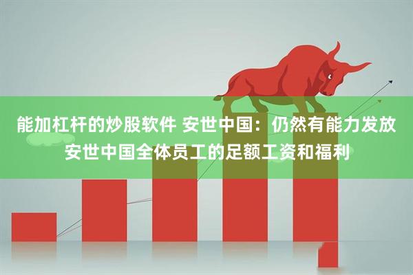 能加杠杆的炒股软件 安世中国：仍然有能力发放安世中国全体员工的足额工资和福利