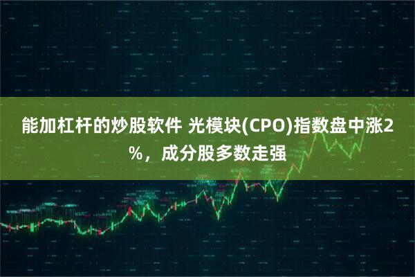 能加杠杆的炒股软件 光模块(CPO)指数盘中涨2%，成分股多数走强