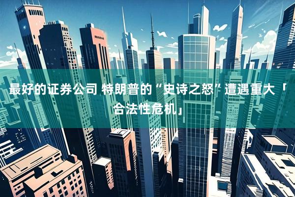 最好的证券公司 特朗普的“史诗之怒”遭遇重大「合法性危机」
